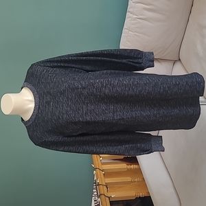 Lou & Grey Sweatshirt Dress, size  Large,  dark gray
